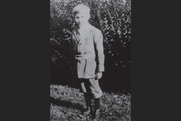 Theodore Roethke as a young boy